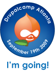 DrupalCamp Atlanta 2009 badge