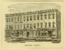 building sketch with hedges block caption